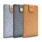 13 Inch Vertical Felt Laptop / Tablet Sleeve Bag - Light Grey