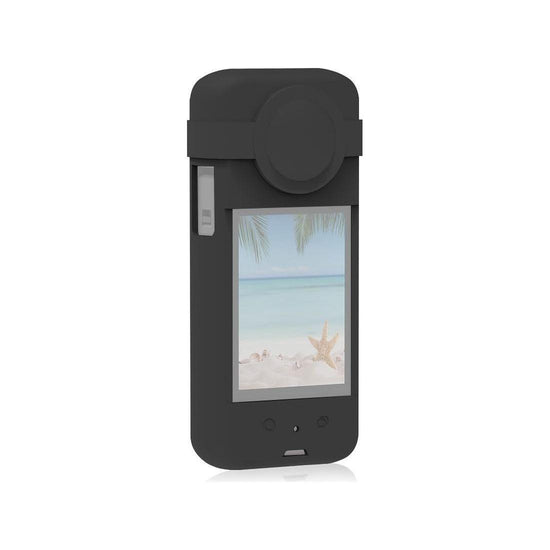Silicone Protective Case With Lens Cover For Insta360 X3
