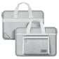 Portable Oxford Laptop Bag - Durable Fabric - Grey