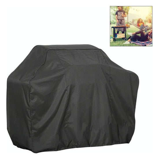 Waterproof Bbq Grill Cover - Anti-Uv Dust-Proof 210D Oxford Cloth - 170X61X117Cm - Black