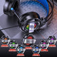 Usb Wired Gaming Headset With Mic & Rgb Light 1.67M Cable Black