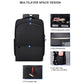 Waterproof Laptop Backpack With Usb Interface For 15 Laptops - Black