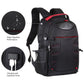Portable Dual-Shoulder Laptop Backpack - Foldable & Removable Black