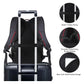 Portable Dual-Shoulder Laptop Backpack - Foldable & Removable Black
