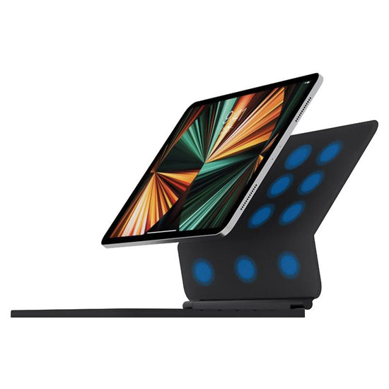 Magic Suspended Bluetooth Keyboard Leather Case For Ipad Air 2022 / 2020 - Black