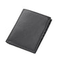 Leather Rfid Passport Wallet - Multi-function - Black