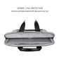 Waterproof Oxford Cloth Laptop Bag With Concealed Handle & Luggage Tie Rod - Black