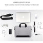 Waterproof Oxford Cloth Laptop Bag With Concealed Handle & Luggage Tie Rod - Black