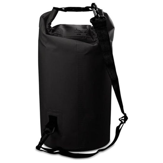 Waterproof Single Shoulder Bag Dry Sack 10L Capacity - Black