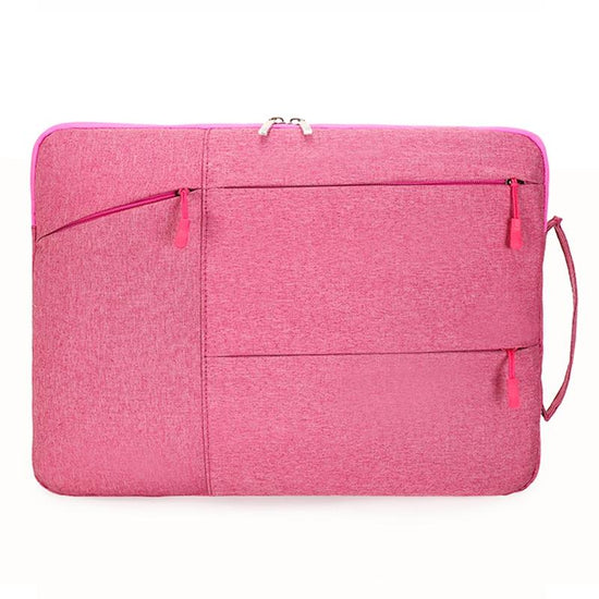 Portable Laptop Handbag - Fits 15.6-17 Inch - Casual Design - Pink