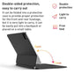 Bluetooth Keyboard Leather Case For Ipad Pro 12.9 - Magic Suspended Black