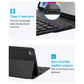Detachable Keyboard Tablet Case With Magnetic Skin Feel - Pink