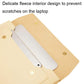 Waterproof Leather Laptop Liner Bag - 15 Inches 3-in-1 Design - Light Yellow