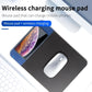 10W Qi Wireless Charger Mouse Pad 26.2 X 19.8 X 0.65Cm - Black