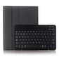 Ultra-Thin Bluetooth Keyboard Leather Case For Ipad Air / Pro 10.5 With Pen Slot & Holder - Black