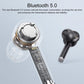 Wireless Bluetooth 5.0 Earphone with Digital Display and Noise Reduction - Black