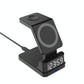 15W 4 In 1 Magnetic Desktop Wireless Charger Black