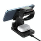 15W 4 In 1 Magnetic Desktop Wireless Charger Black