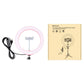 10.2 Usb Led Ring Light With 10 Modes Cold Shoe Tripod & Phone Clamp - Black