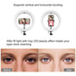 Horizontal Dual Phone Brackets With Tripod Mount & Led Ring Light Kit For Vlogging And Live Broadcasts