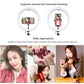 11.8 Led Ring Light with Tripod and Phone Clamp - 3 Modes Dual Colour Temperature Dimmable - Perfect for Vlogging and Live Streaming