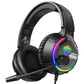 Adjustable Rgb Gaming Headset With Mic Black