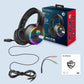 Adjustable Rgb Gaming Headset With Mic Black