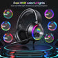 Adjustable Rgb Gaming Headset With Mic Black