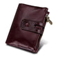 Men Rfid Blocking Cowhide Leather Wallet - Crazy Horse Texture