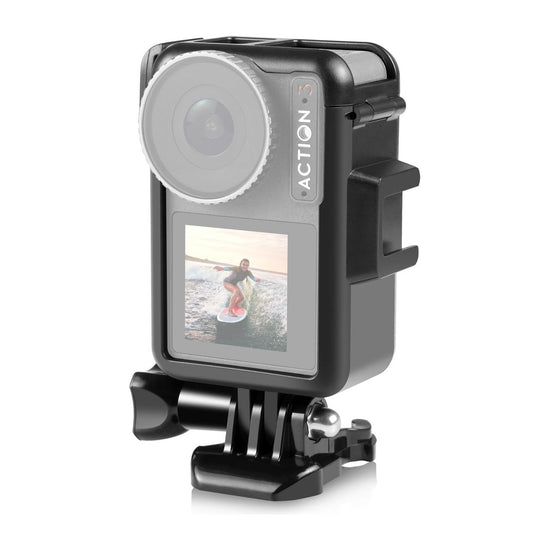 Plastic Cage With Cold Shoes For Dji Action Camera