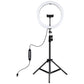 11.8 Led Ring Light Kit With Tripod And Phone Clamp