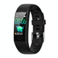Smart Health Bracelet With Call Reminder And Monitoring - Black