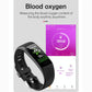 Smart Health Bracelet With Call Reminder And Monitoring - Black