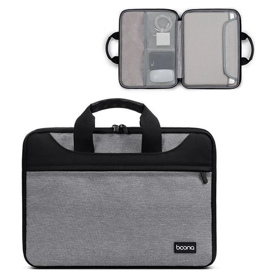 Waterproof Oxford Cloth Laptop Bag - Full Open Portable 16 / 17 Inches - Grey