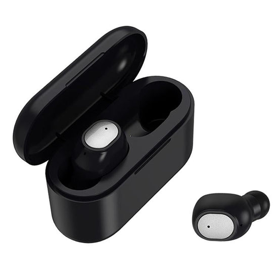 Wireless Bluetooth 5.0 Earphones - Binaural Stereo Automatic Pairing - Black