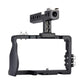 Sony A6000 / A6300 / A6500 / A6400 Camera Cage Stabilizer With Handle - Black