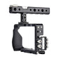 Sony A6000 / A6300 / A6500 / A6400 Camera Cage Stabilizer With Handle - Black