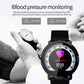 Waterproof Smart Bracelet With Heart Rate Monitor And Sleep Tracker - Black