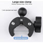 Adjustable Bike Handlebar Mount With Phone Clamp - 360 Rotation