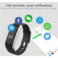 Waterproof Smart Bracelet With Call Heart Bp Sleep And Sedentary Monitoring - Ip67 - Black