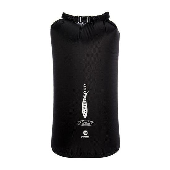 Multi Function Outdoor Storage Bag Waterproof Lightweight 35L Capacity - Black