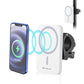 15W Magnetic Wireless Charger With Vlogging Phone Clamp - Black