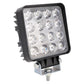 48W 4000Lm 16 Led White Light Condenser Engineering Lamp / Waterproof Ip67 Suvs Light Dc 10 - 30V Black