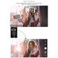 3-Axis Gimbal Stabilizer With Tripod Mount & Fill Light For Smartphones - Black