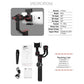 3-Axis Gimbal Stabilizer With Tripod Mount & Fill Light For Smartphones - Black