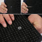Portable Golf Putting Mat With Push Rod Trainer - 48X23Cm - Black
