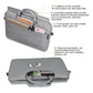 Waterproof Oxford Cloth One-Shoulder Handbag For 15.6 Laptops - Hidden Portable Strap - Black