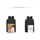 Versatile Oxford Laptop Backpack - Fits 15.6 Macbook Samsung Sony Dell Alienware Chuwi Asus Hp - Black