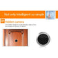 4.3 Security Camera Door Peephole With One-Key Watch - Black