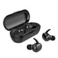 Waterproof Touch Wireless Bluetooth Earphones + Charging Box - Black